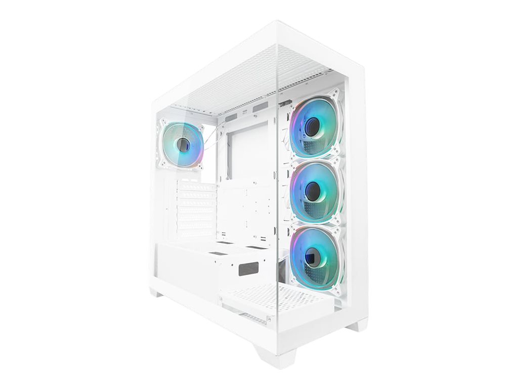 LC-Power Gaming 715W Midi-Tower ATX ARGB Weiß