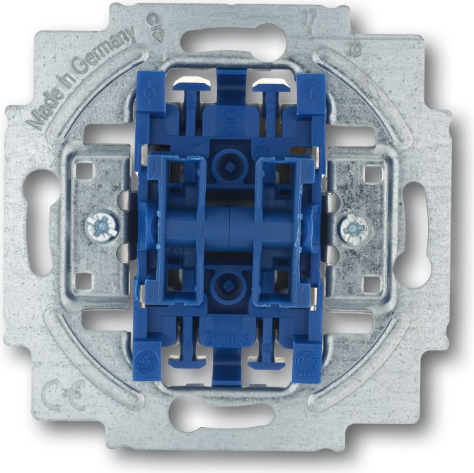 BUSCH-JAEGER Serienschaltereins.10A 2000/5USGL 250V UP mit Beleuchtung 2000/5USGL (1012-0-1135)