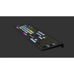 Logickeyboard ASTRA 2 Tastatur USB AZERTY Englisch Schwarz (LKB-RESB-A2M-FR)