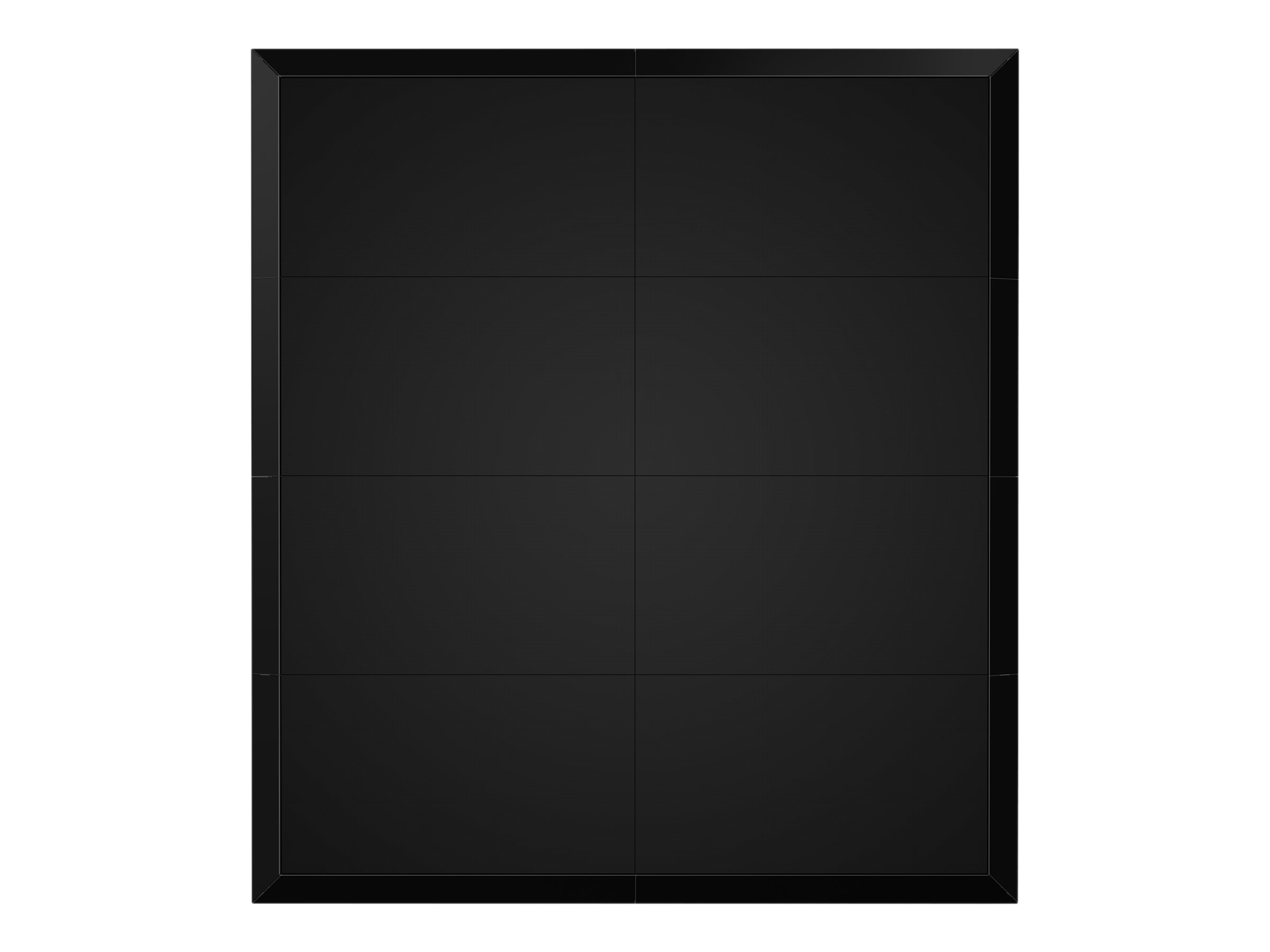 SMS SmartTrim L Befestigungskit für 2x4 Videowand 55" Schwarz RAL 9005