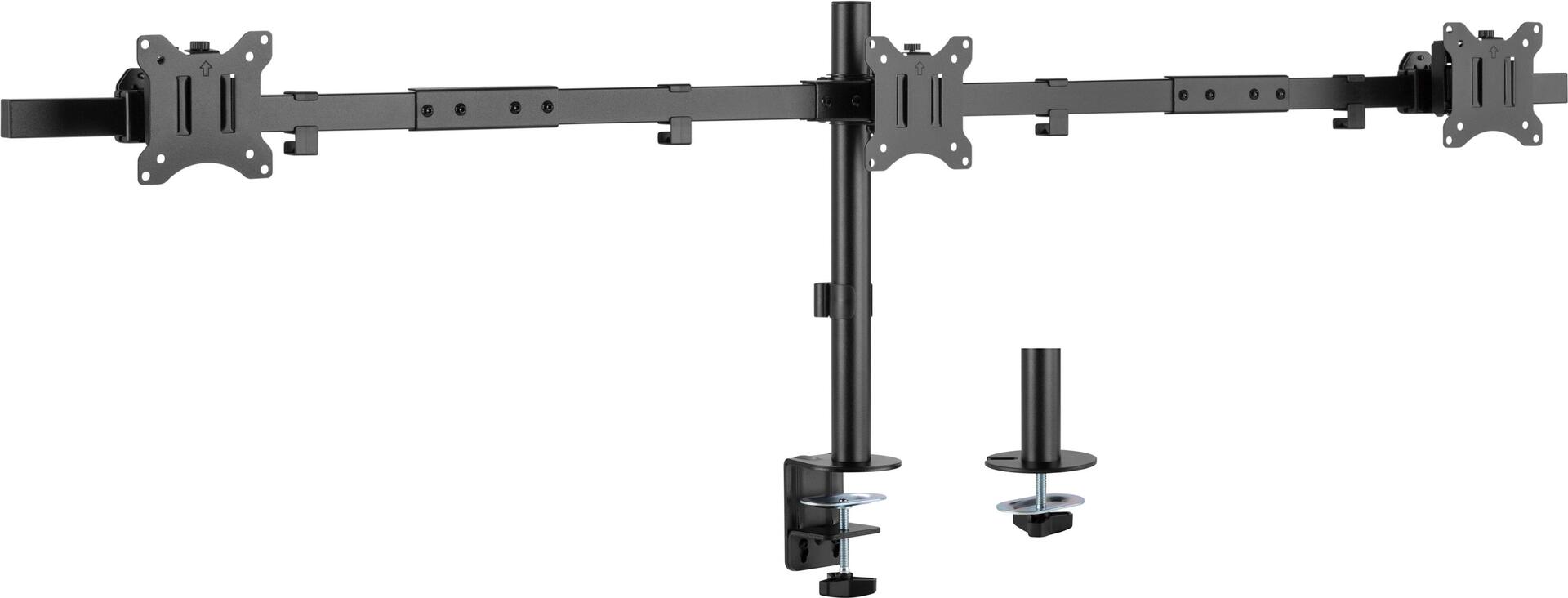 Equip 17"-32" Dreifach schwenkbare Monitor-Schreibtischhalterung (650158)