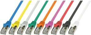 LogiLink Patchkabel, Kat. 6, F/UTP, 20,0 m, weiß foliengeschirmt, 4 x 2 AWG 26/7, Belegung: 1:1, CCA Ader, - 1 Stück (CP2111S)