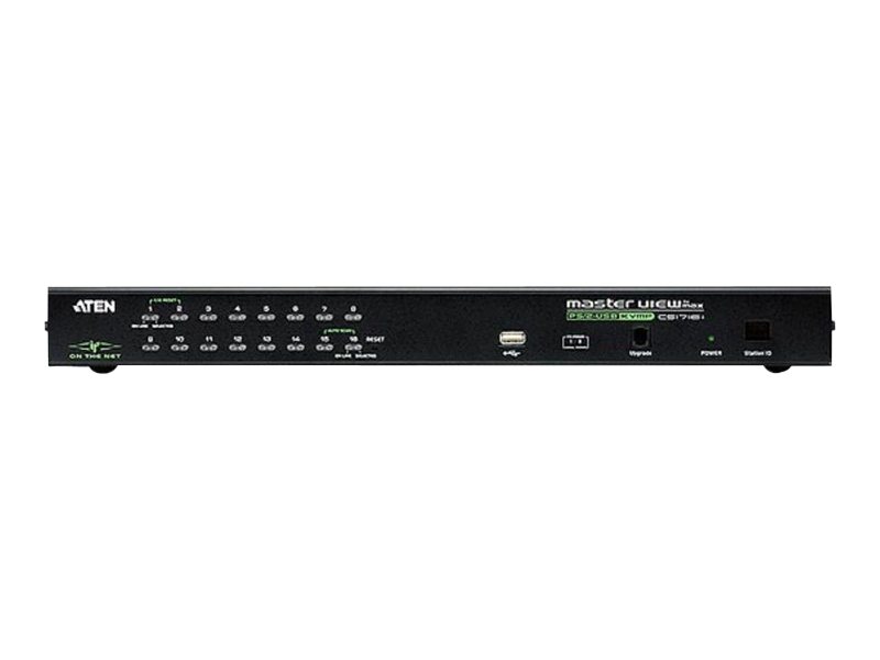ATEN CS1716i KVM over IP Switch 16-Port PS/2 USB VGA Schwarz