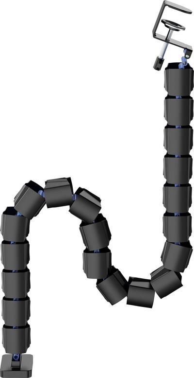 SpeaKa Professional Kabel-Buendelschlauch ABS Stahl Thermoplast Schwarz flexibel L x B H 1346 100 (SP-13403052)