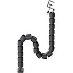 SpeaKa Professional Kabel-Buendelschlauch ABS Stahl Thermoplast Schwarz flexibel L x B H 1346 100 (SP-13403052)