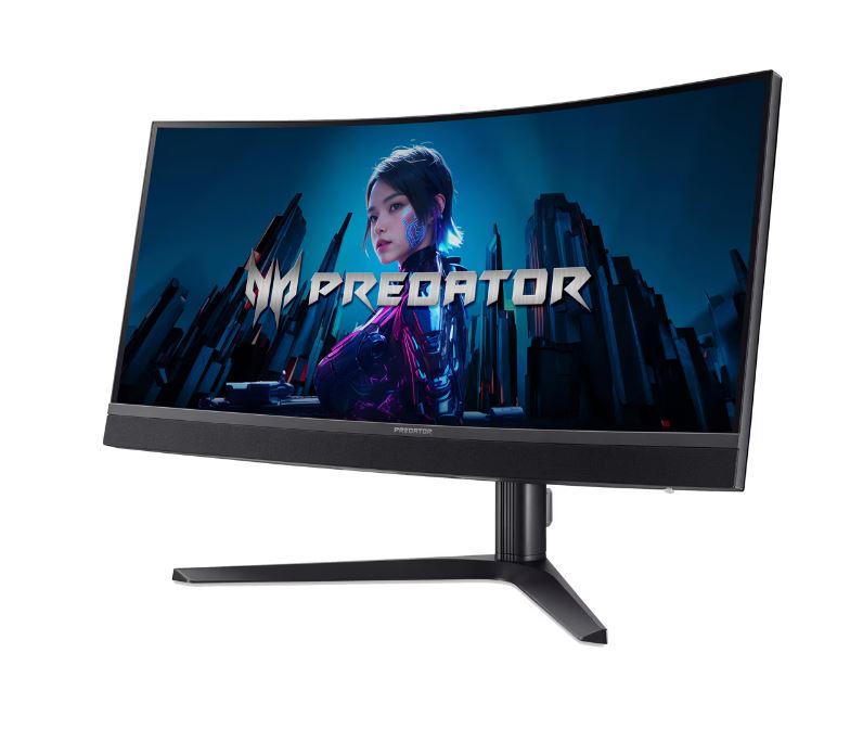 Acer Predator X34 (X34V3bmiiphuzx) 34,0" WQHD MiniLED Curved 86,4 cm (34,0 Zoll), 180Hz, HDR1000, 2x HDMI, 1x DP, 1x Type-C, USB 3.2 Hub, Audio Out [Energieklasse F] (UM.CXXEE.301)