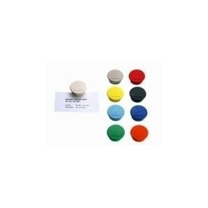 magnetoplan Discofix Rundmagnet "color", rot mit Vollkern-Ferrit Ausstattung, Haftkraft: ca. 2,2 kg (1662006)