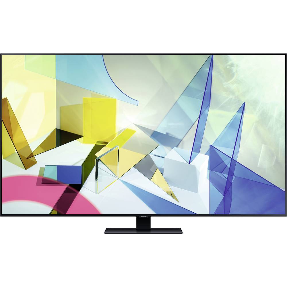 Samsung GQ65Q80 QLED-TV 163 cm 165,10cm (65")  EEK B (A+++ - D) Twin DVB-T2/C/S2, UHD, Smart TV, WLAN, PVR ready, CI+ Silber (GQ65Q80TGTXZG)