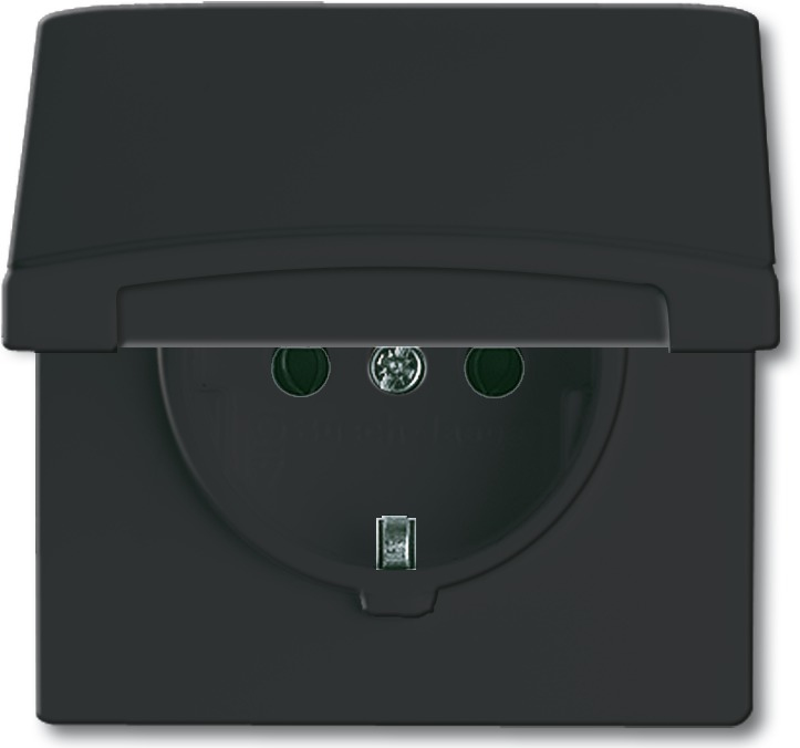 BUSCH-JAEGER SCHUKO-Steckdose IP44 20EUGK-35-101 AW44 Deckel 20EUGK-35-101 (2064-0-0290)