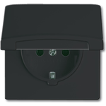 BUSCH-JAEGER SCHUKO-Steckdose IP44 20EUGK-35-101 AW44 Deckel 20EUGK-35-101 (2064-0-0290)