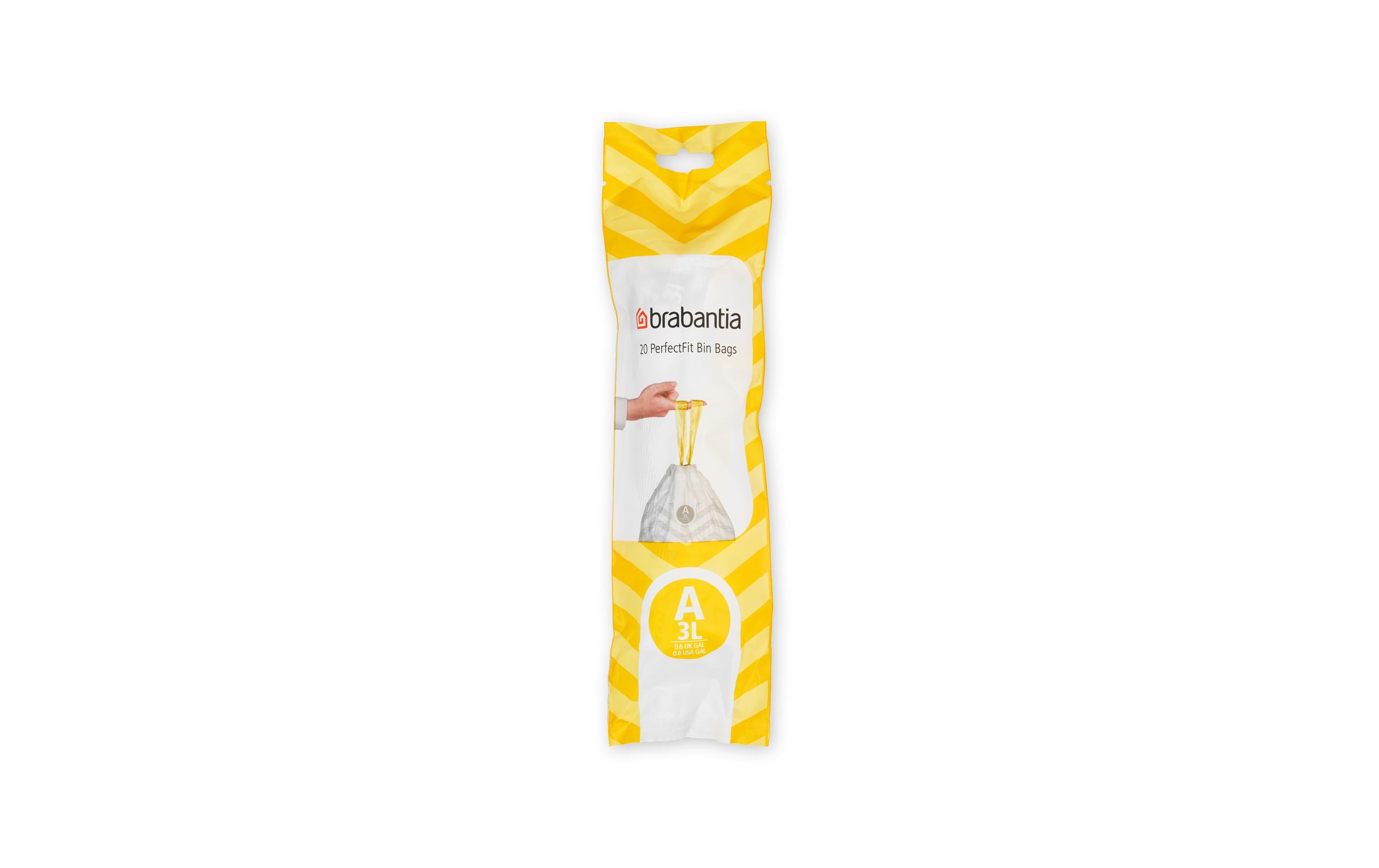 Brabantia Size A Mülleimerbeutel 3 L Weiß
