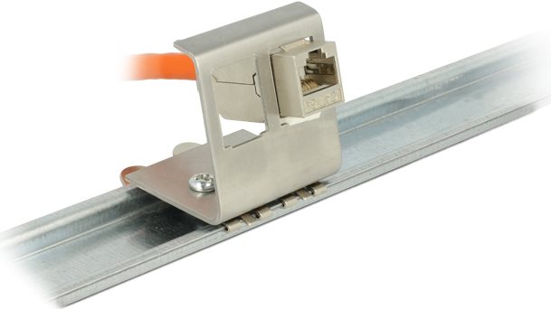 DeLOCK Modular insert DIN-rail mounting bracket (86255)