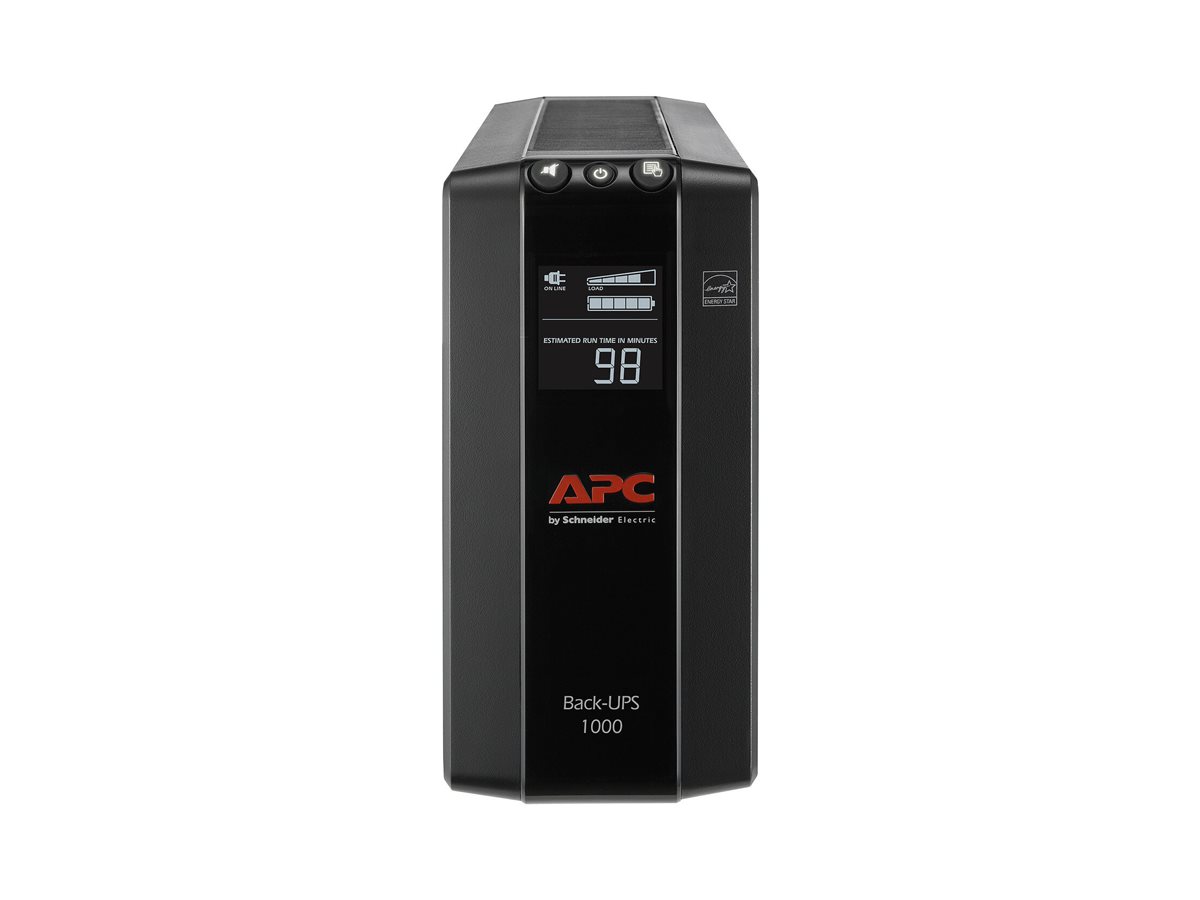 APC Back-UPS Pro BX1000M USV 1000 VA 600 W 8 Ausgänge AVR LCD Schwarz