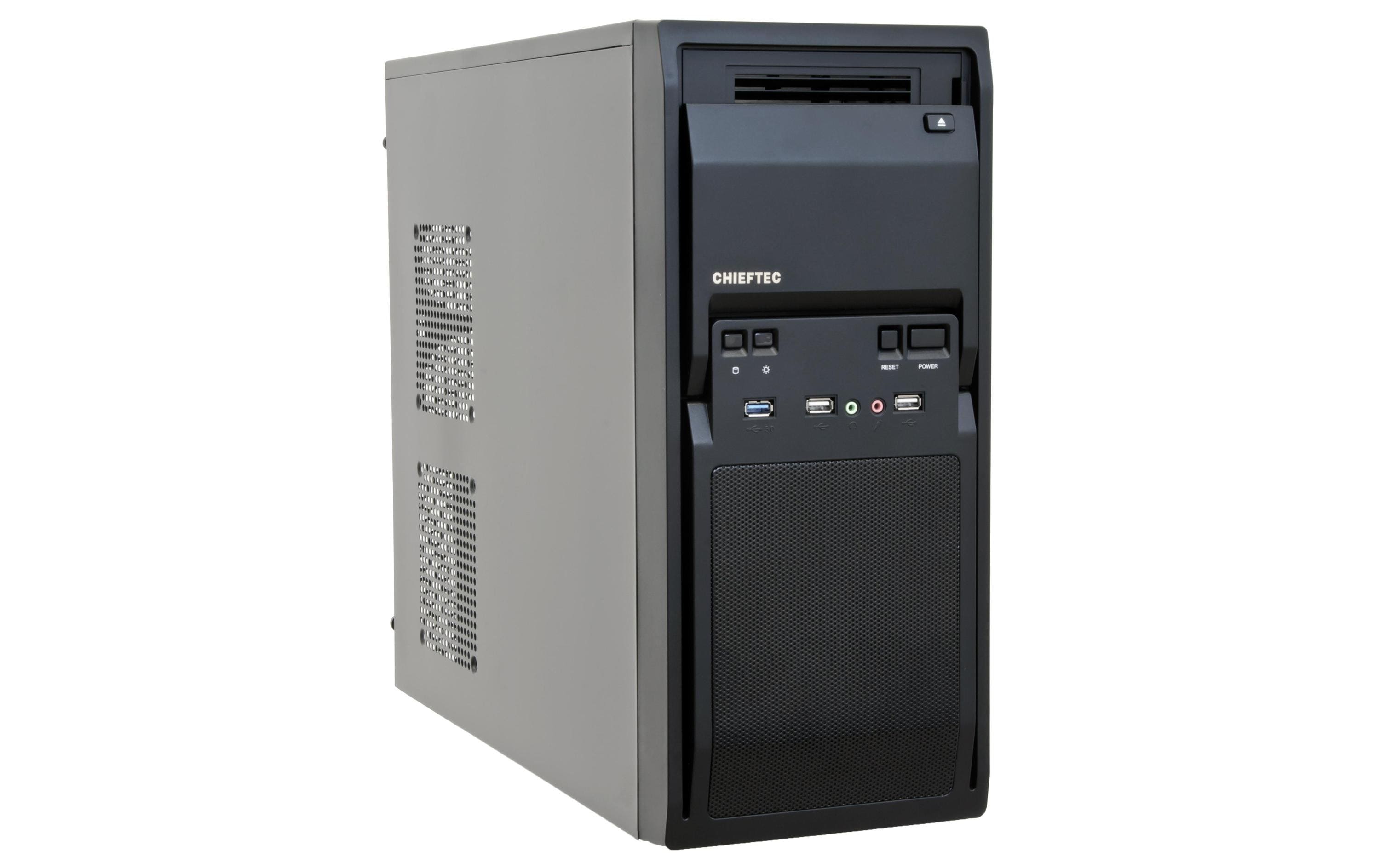 Chieftec LIBRA Series LG-01B-OP Tower ATX Schwarz