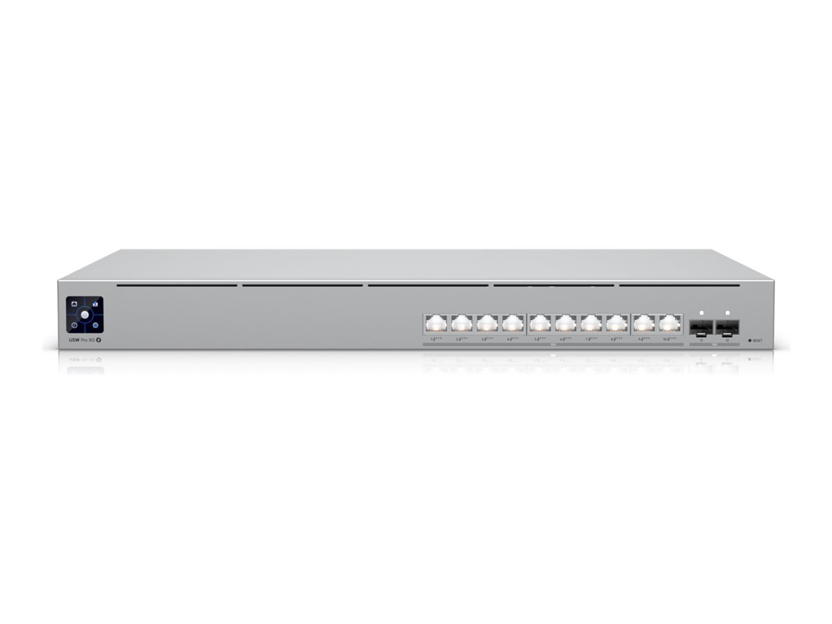 Ubiquiti UniFi Switch Pro XG 10 PoE 12-Port Managed Switch Grau