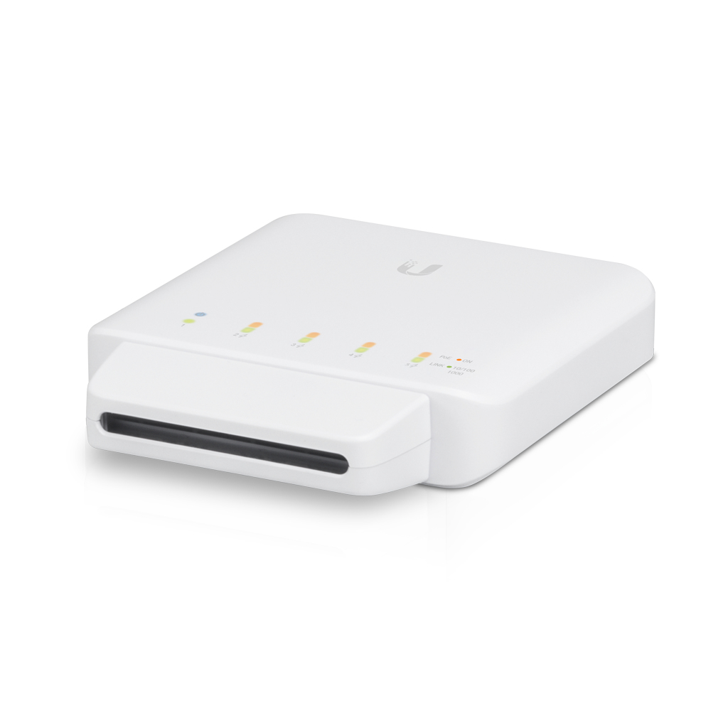 Ubiquiti UniFi Switch USW-FLEX 5-Port Managed Gigabit PoE Switch Weiß