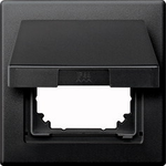 Merten 478014. Produktfarbe: Anthrazit, Material: Thermoplast, Design: Schraubenlos (478014)