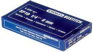 STANLEY Heftklammern SP 19 1-4, 6 mm, verzinkt Inhalt: 5000 Stück (030243)