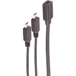 shiverpeaks BS13-20021 USB Kabel 0,3 m USB 2.0 USB C 2 x Micro-USB B Schwarz (BS13-20021)