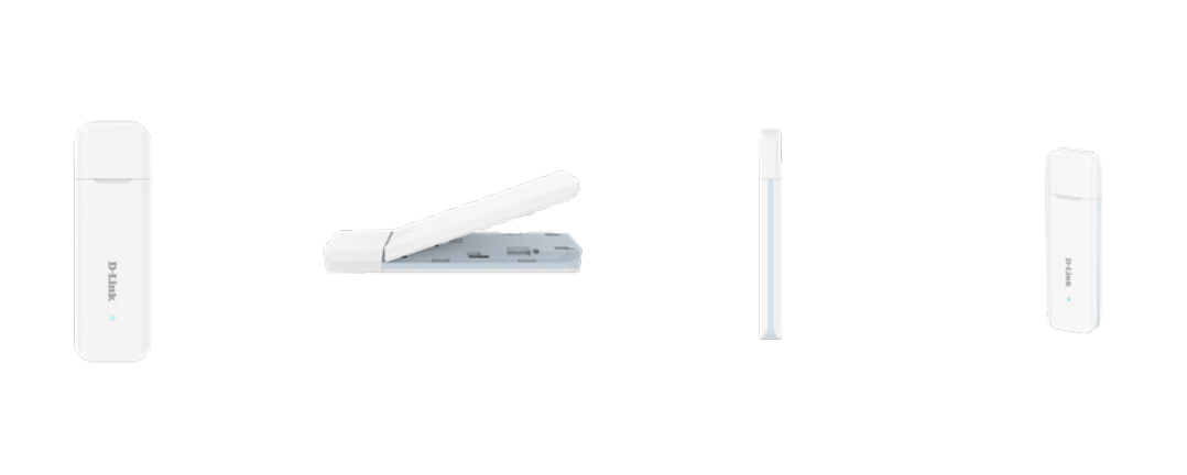 D-Link DWM-222W 4G LTE Mobilfunkmodem USB 2.0 Weiß