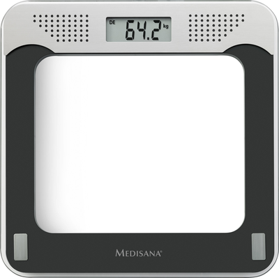 Medisana Digitale Personenwaage PS 425 Wägebereich (max.)=180 kg Schwarz, Grau, Glas (40448)