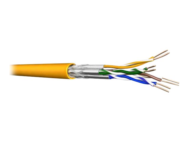 Draka UC1500 HS22 Verlegekabel S/FTP PiMF CAT 7a 100 m Melonengelb