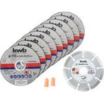 kwb 712031 Trennscheiben-Set 10teilig 115 mm 22.23 mm 10 St. (712031)