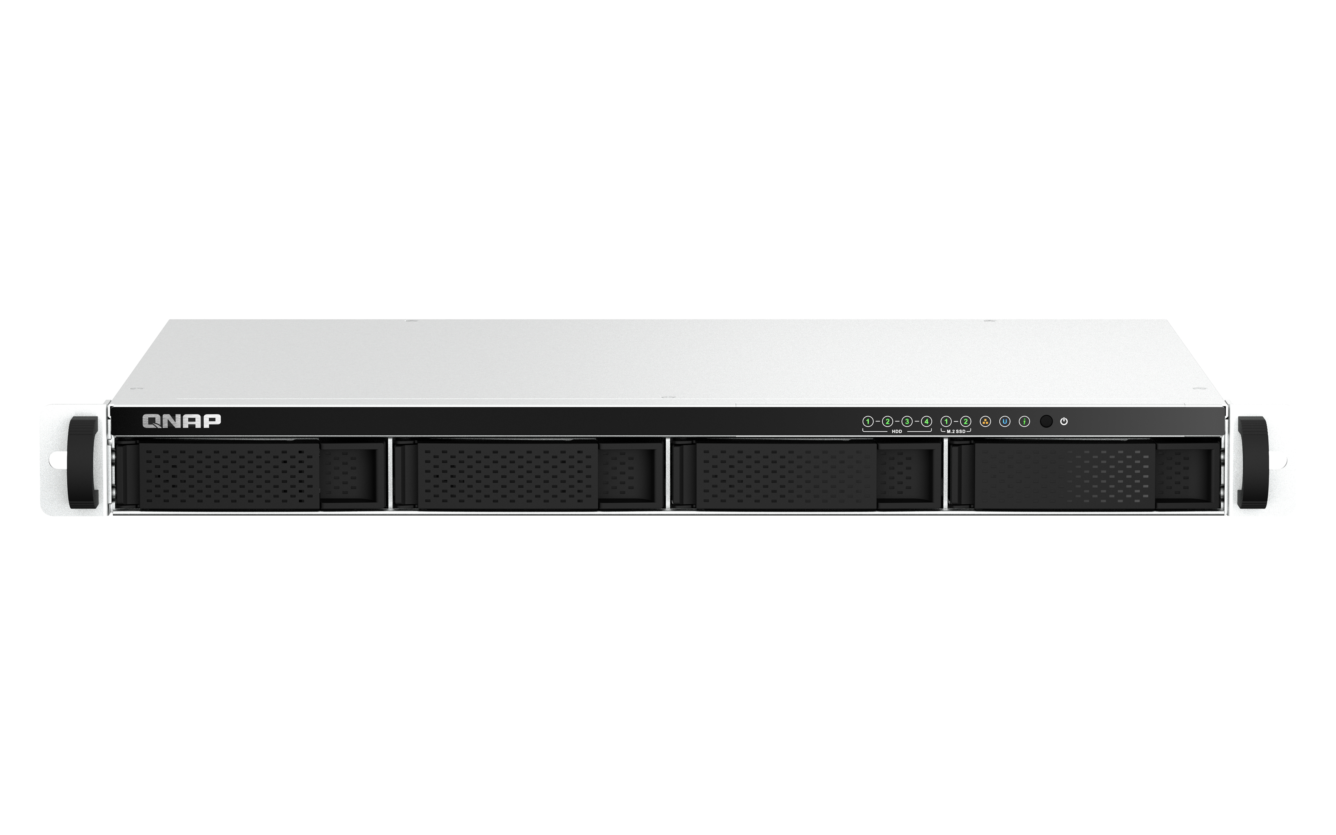 QNAP TS-464eU NAS Rack 1U Intel Celeron N5095 8 GB RAM Schwarz