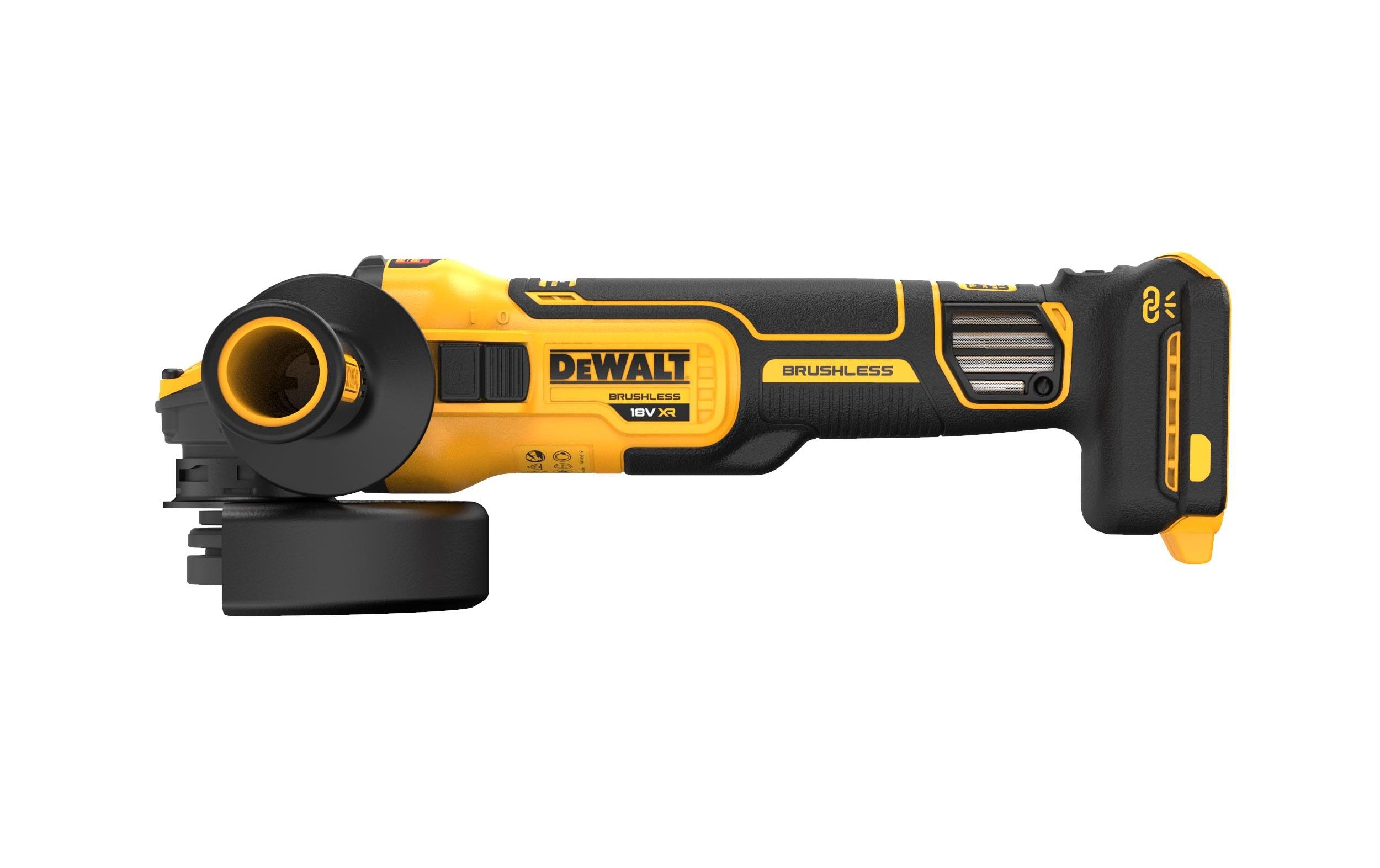 DeWalt DCG409VSNT-XJ Akku-Winkelschleifer 18 V 125 mm Solo Schwarz, Gelb