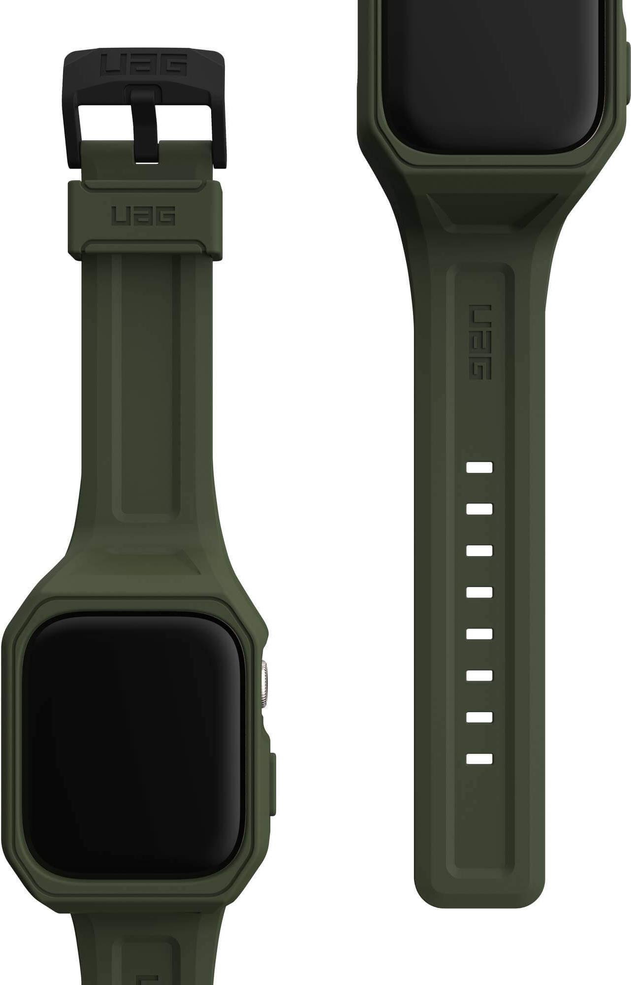 UAG Urban Armor Gear Scout+ Strap & Case | Apple Watch (Series 8/7) 45mm | olive drab | 194153117272 (194153117272)