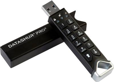 iStorage datAshur PRO2 USB-Stick 64 GB USB Typ-A 3.1 (3.1 Gen 1) Schwarz (IS-FL-DP2-256-64)
