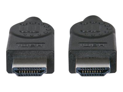 Manhattan HDMI-Kabel mit Ethernet 2 m Schwarz