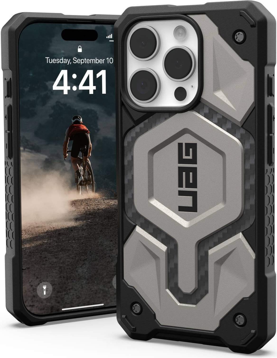 UAG Urban Armor Gear Monarch Pro MagSafe Case | Apple iPhone 16 Pro | titan | 114456113636 (114456113636)