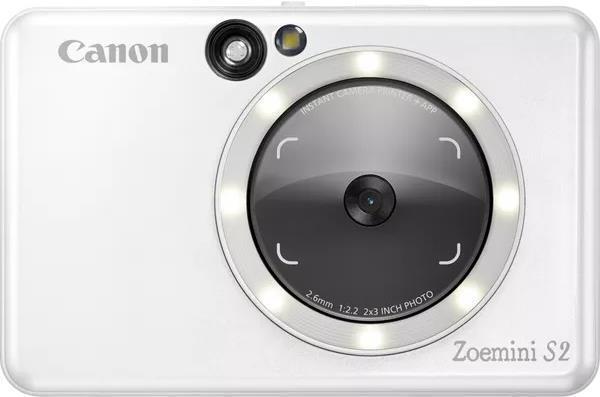 Canon Zoemini S2 Digitalkamera Kompaktkamera mit Fotosofortdrucker 8.0 MPix NFC, Bluetooth Pearl White  - Onlineshop JACOB Elektronik