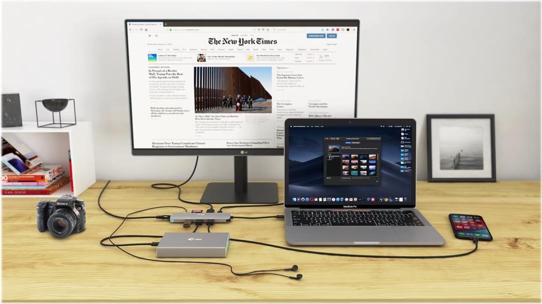 i-tec Metal USB-C Nano Docking Station 4K HDMI LAN Power Delivery 100 W Silber/Türkis
