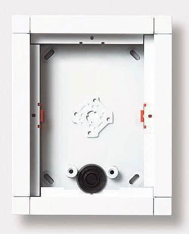 S. Siedle & Soehne Aufputzgehäuse GA 612-1/1-0 SM silber-metallic (039100)