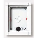 S. Siedle & Soehne Aufputzgehäuse GA 612-1/1-0 SM silber-metallic (039100)