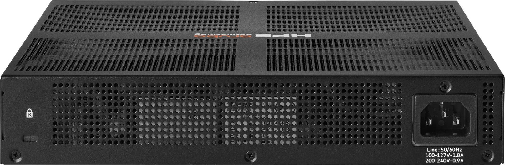 HPE Aruba Networking CX 6000 8-Port PoE+ 2x SFP Managed Gigabit Switch 67W Schwarz