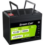 Green Cell CUBE LiFePO4 Spezial-Akku LiFePo-Block Schraubkontakt Li-Ion 12.8 V 50 (GC-LFPGC12V50AH)