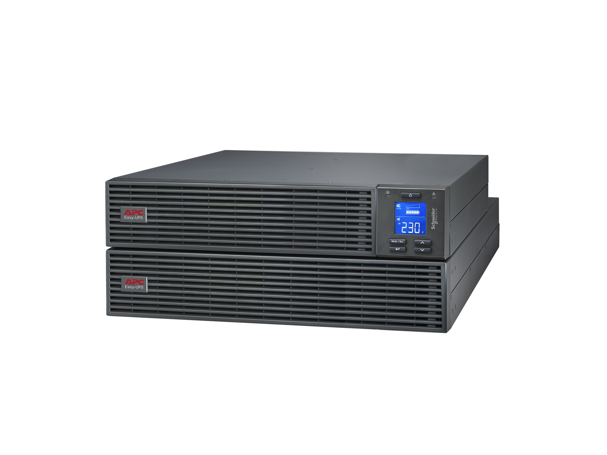 APC Easy UPS On-Line SRV3KRILRK-E 2700 Watt 2000 VA Schwarz, RAL 7010