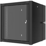 Lanview RWP12U45BL-D Rack 12U Wandmontiertes Regal Schwarz (RWP12U45BL-D)