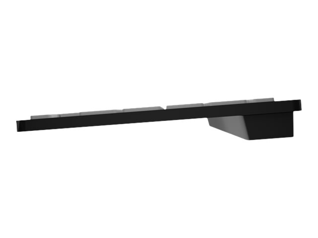 LogicKeyboard Largeprint Mini Bluetooth Tastatur QWERTZ Deutsch Weiß auf Schwarz