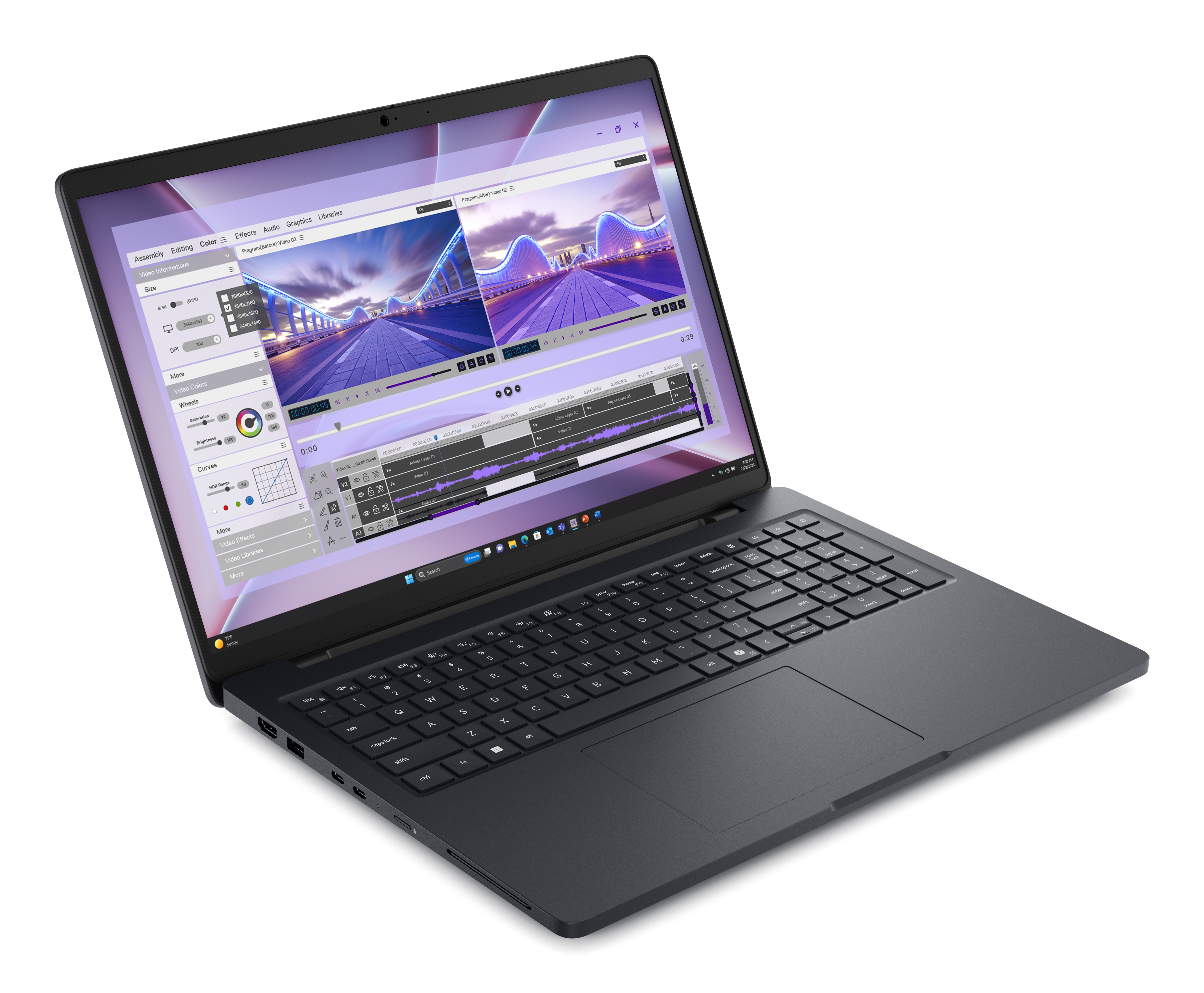 Dell Pro Max 16 PXM0V 16" Intel Core Ultra 7 265H 16 GB RAM 512 GB SSD Schwarz