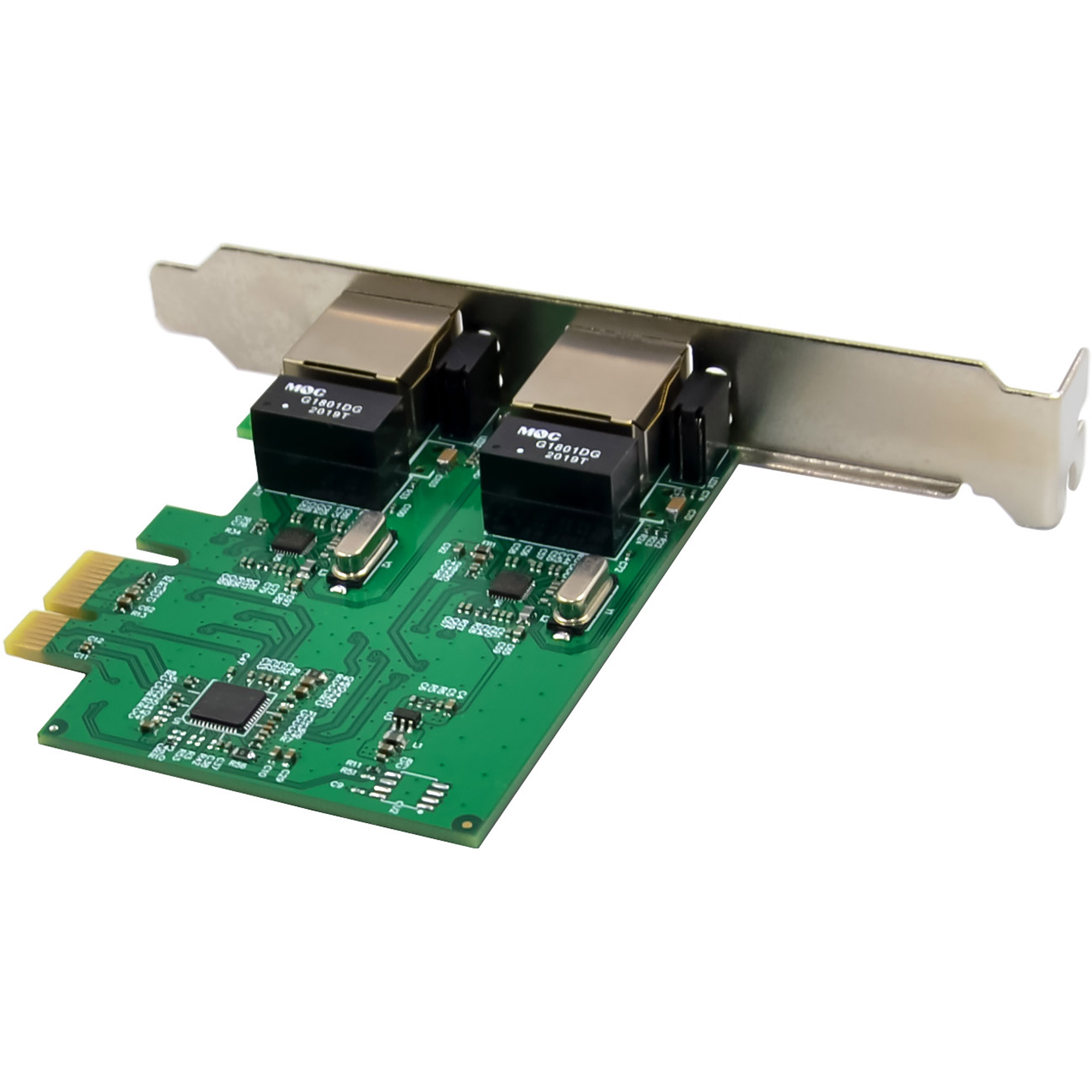 InLine 51128K Dual Gigabit Netzwerkkarte 2x RJ45 1000 Mbps PCIe x1