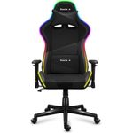 Huzaro Force 6.2 RGB PC-Gamingstuhl Schalensitz Schwarz mit LED-Beleuchtung (Hz-Force 6.2 Black RGB)