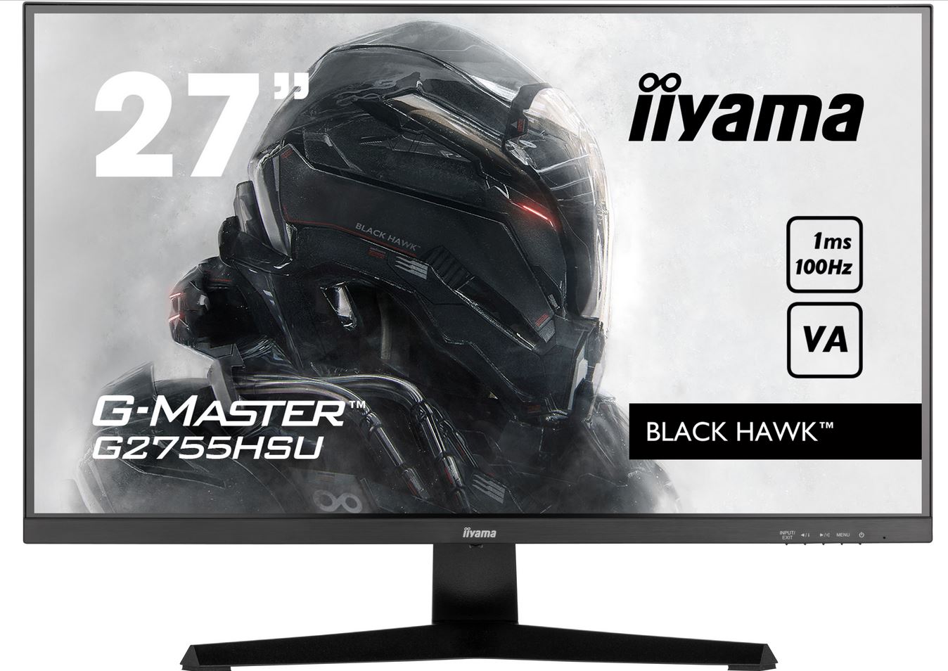 iiyama G-MASTER G2755HSU-B1 27"W LCD Full HD Gaming VA Computerbildschirm 68,6 cm (27") (G2755HSU-B1)