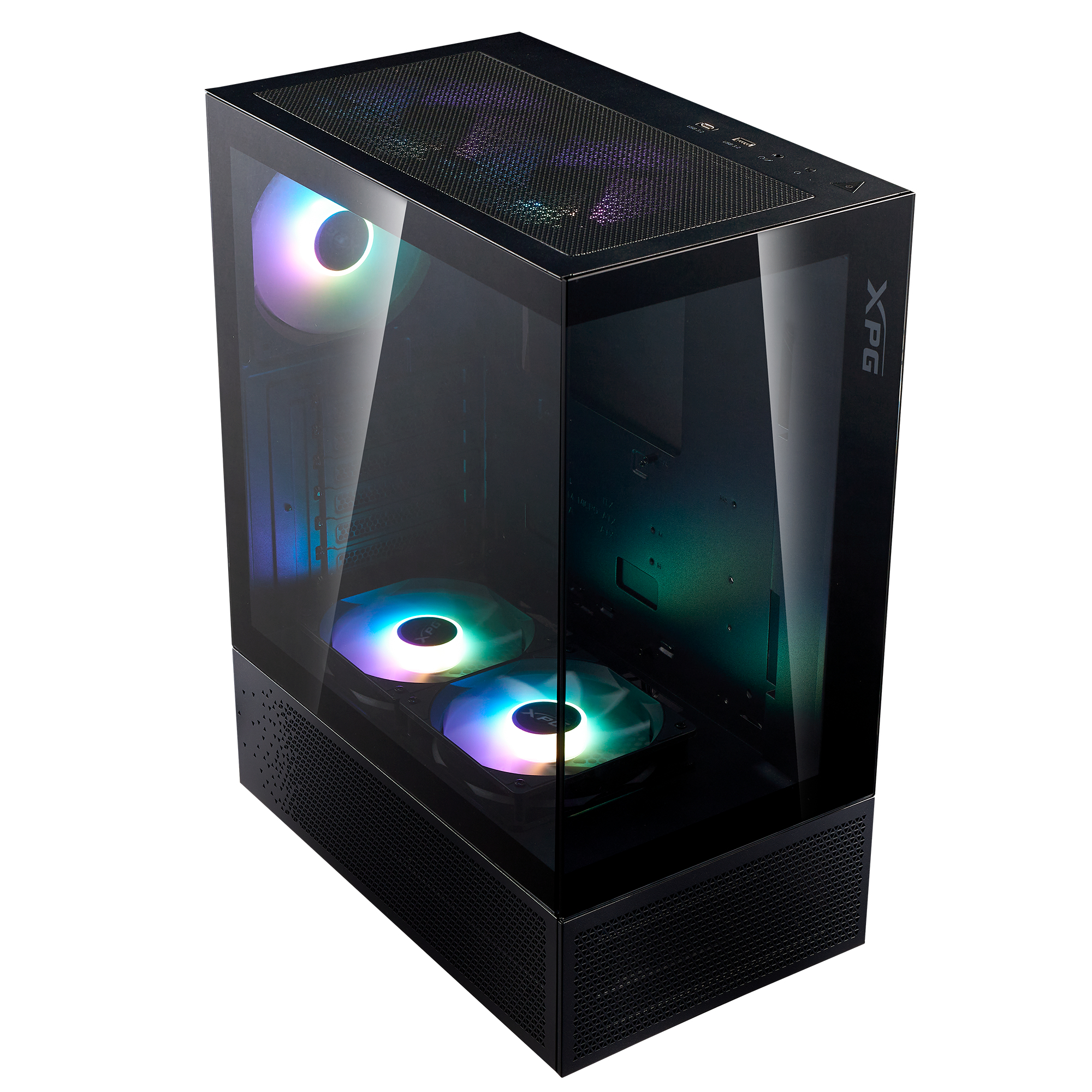 XPG INVADER X MINI Midi Tower Schwarz