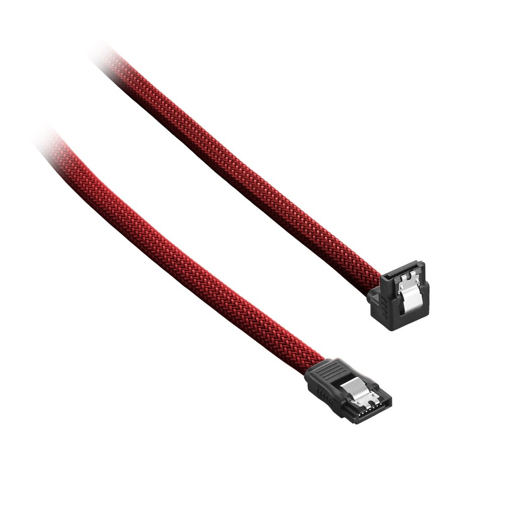CableMod ModMesh Right Angle SATA 3 Kabel 30 cm Blood Red