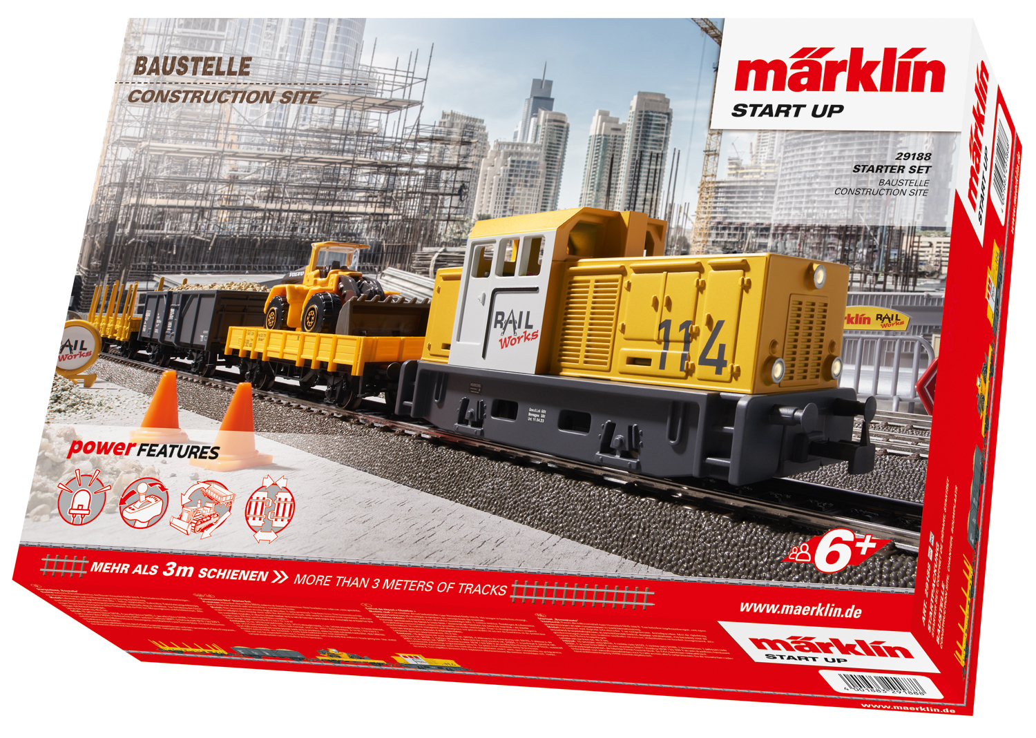 Märklin Start up 29188 H0 Startpackung Baustelle