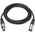 VivoLink PROAUDXLRMF0.5 0.5m XLR XLR Schwarz Audio-Kabel (PROAUDXLRMF0.5)